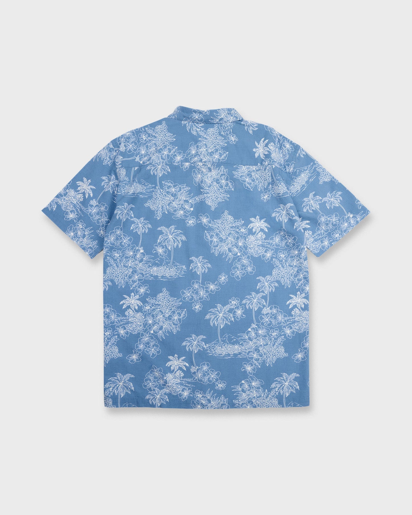 Waterman Island Vibes Short Sleeve Woven Shirt - Riviera