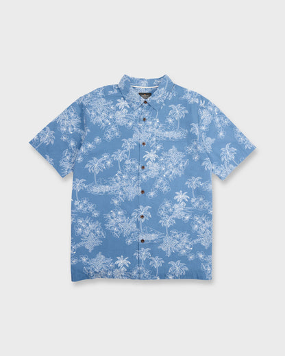 Waterman Island Vibes Short Sleeve Woven Shirt - Riviera