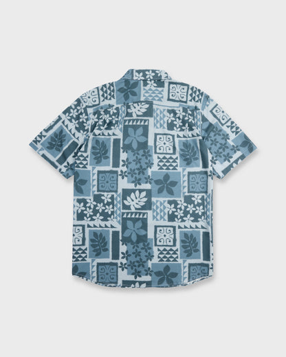 Waterman Sandy Cove Short Sleeve Woven Shirt - Skyway