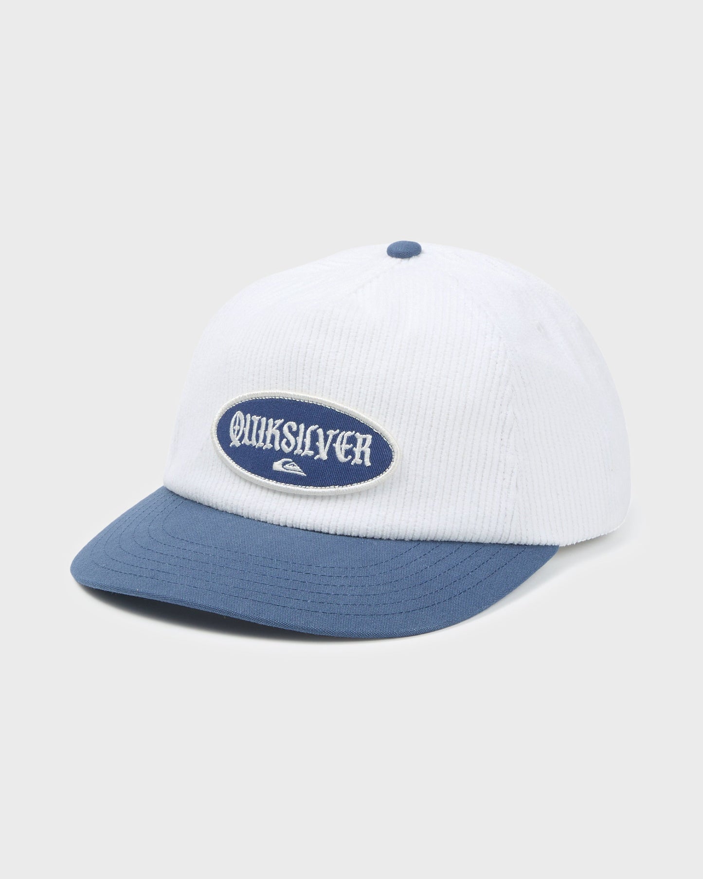 Far Out 5-Panel Snapback Hat - White