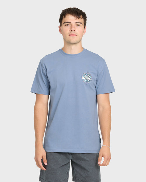 Shooting Star Short Sleeve Knit T-Shirt - Infinity