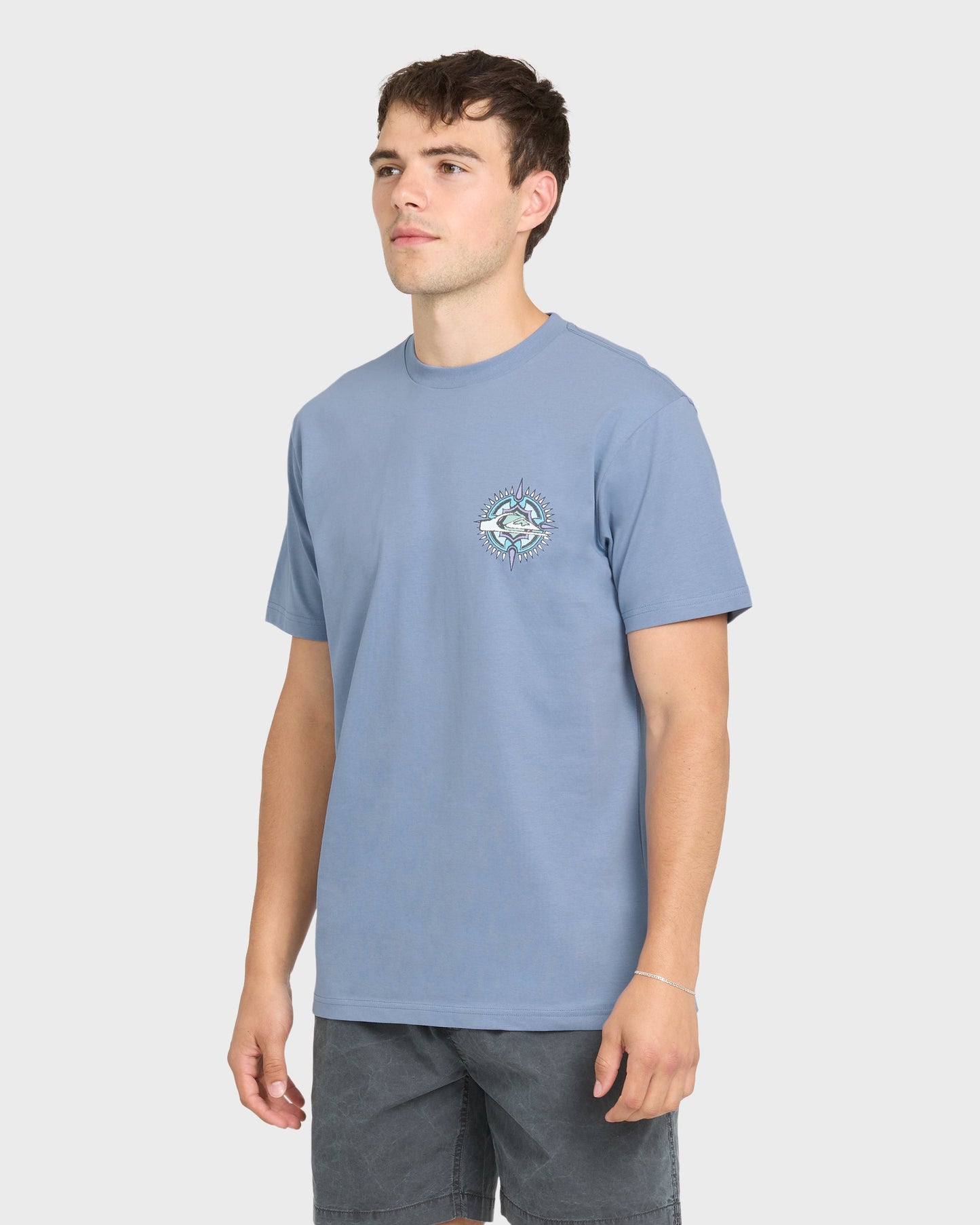 Shooting Star Short Sleeve Knit T-Shirt - Infinity