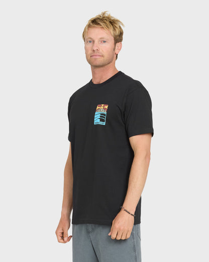 Going Right Classic Short Sleeve Cotton T-Shirt - Black
