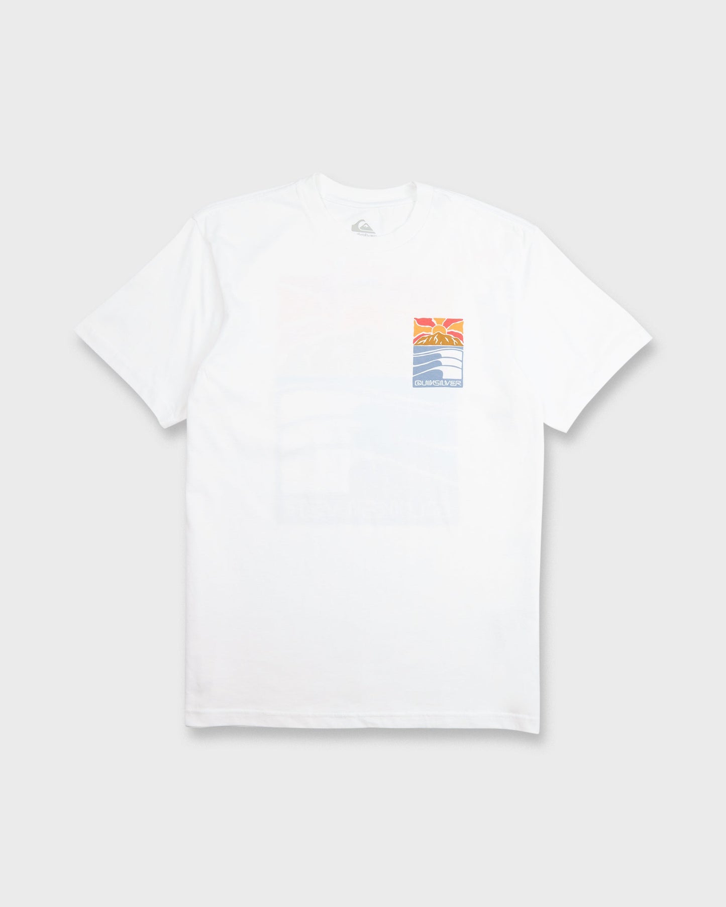 Going Right Classic Short Sleeve Cotton T-Shirt - White