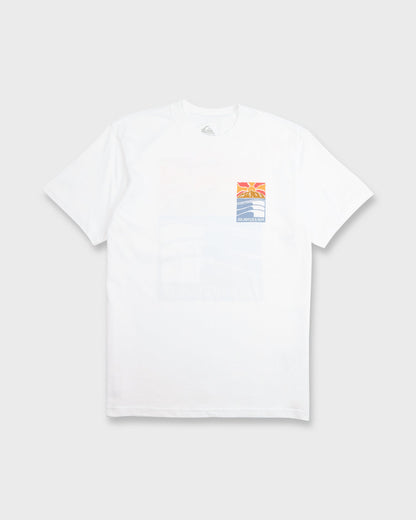 Going Right Classic Short Sleeve Cotton T-Shirt - White