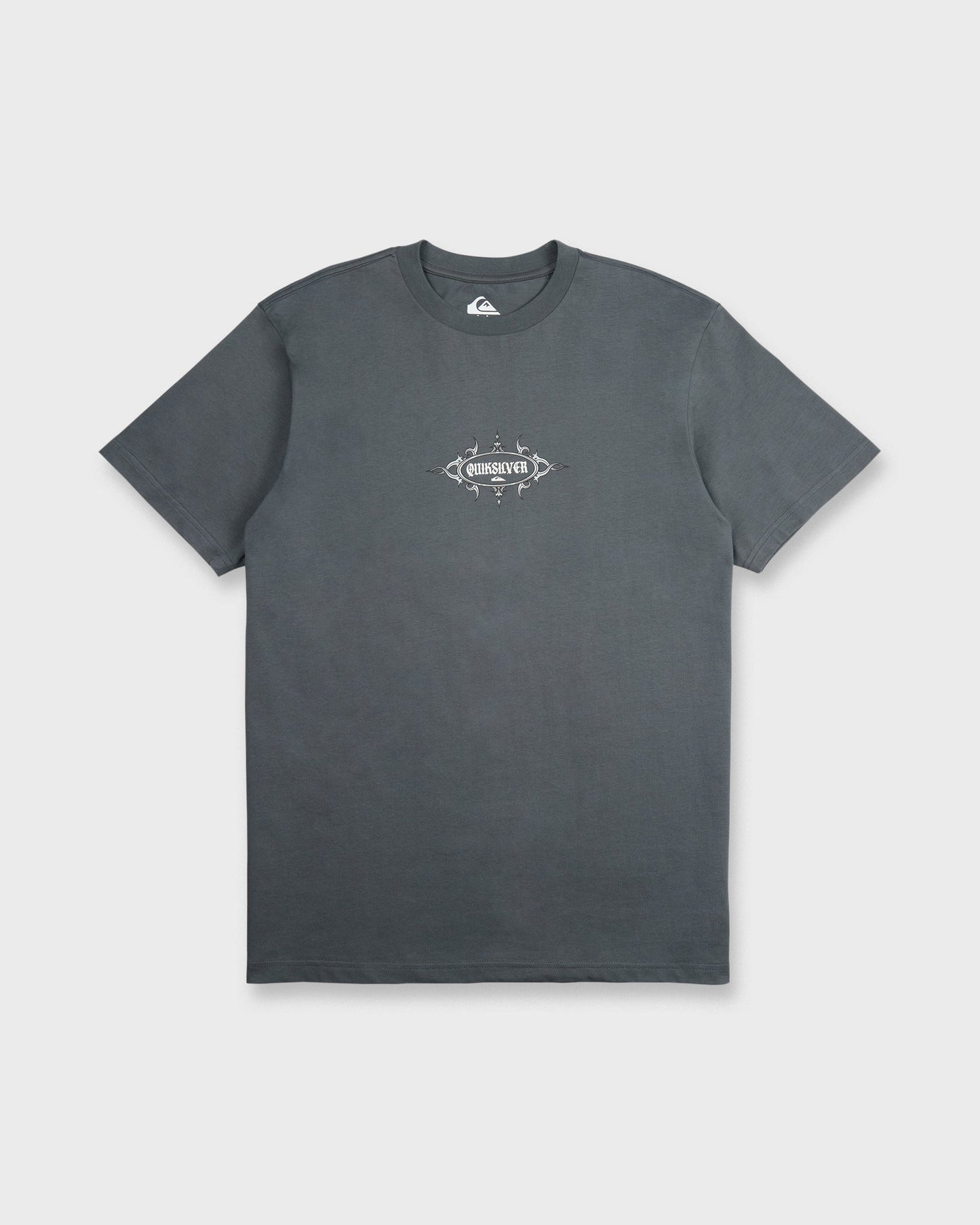 Crest Classic Short Sleeve Knit T-Shirt - Iron Gate