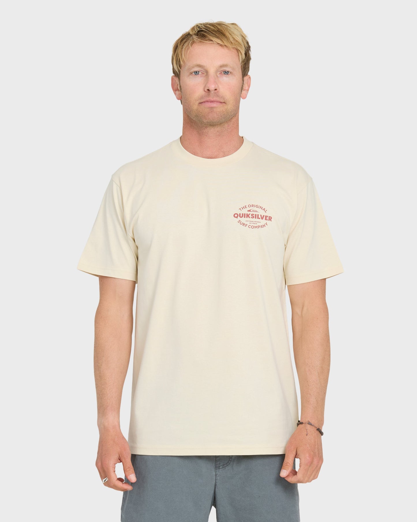 The Shed Short Sleeve Cotton T-Shirt - Bone White