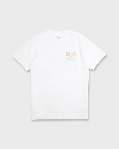 Collage Classic Short Sleeve Knit T-Shirt - White