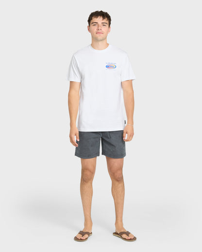 QS International Short Sleeve Knit T-Shirt - White