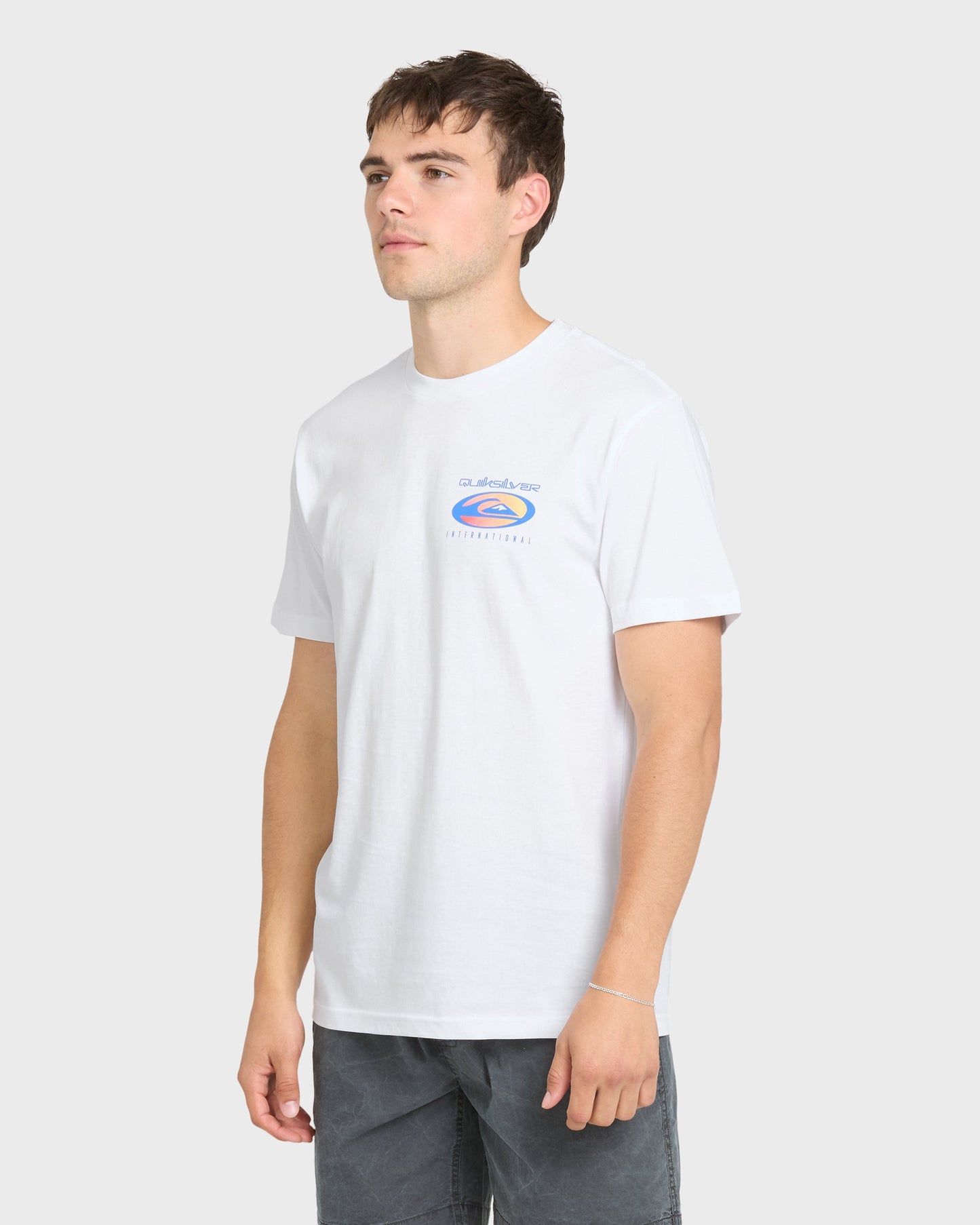 QS International Short Sleeve Knit T-Shirt - White