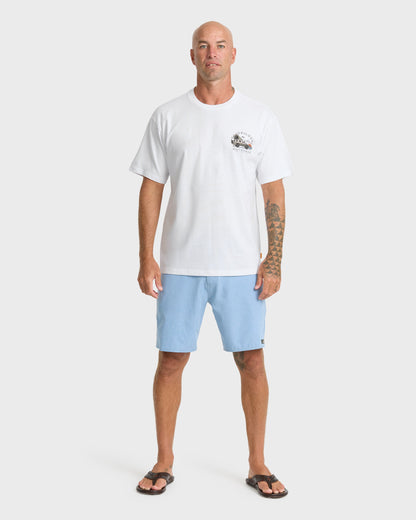 Waterman Traveler Classic Short Sleeve Cotton T-Shirt - White