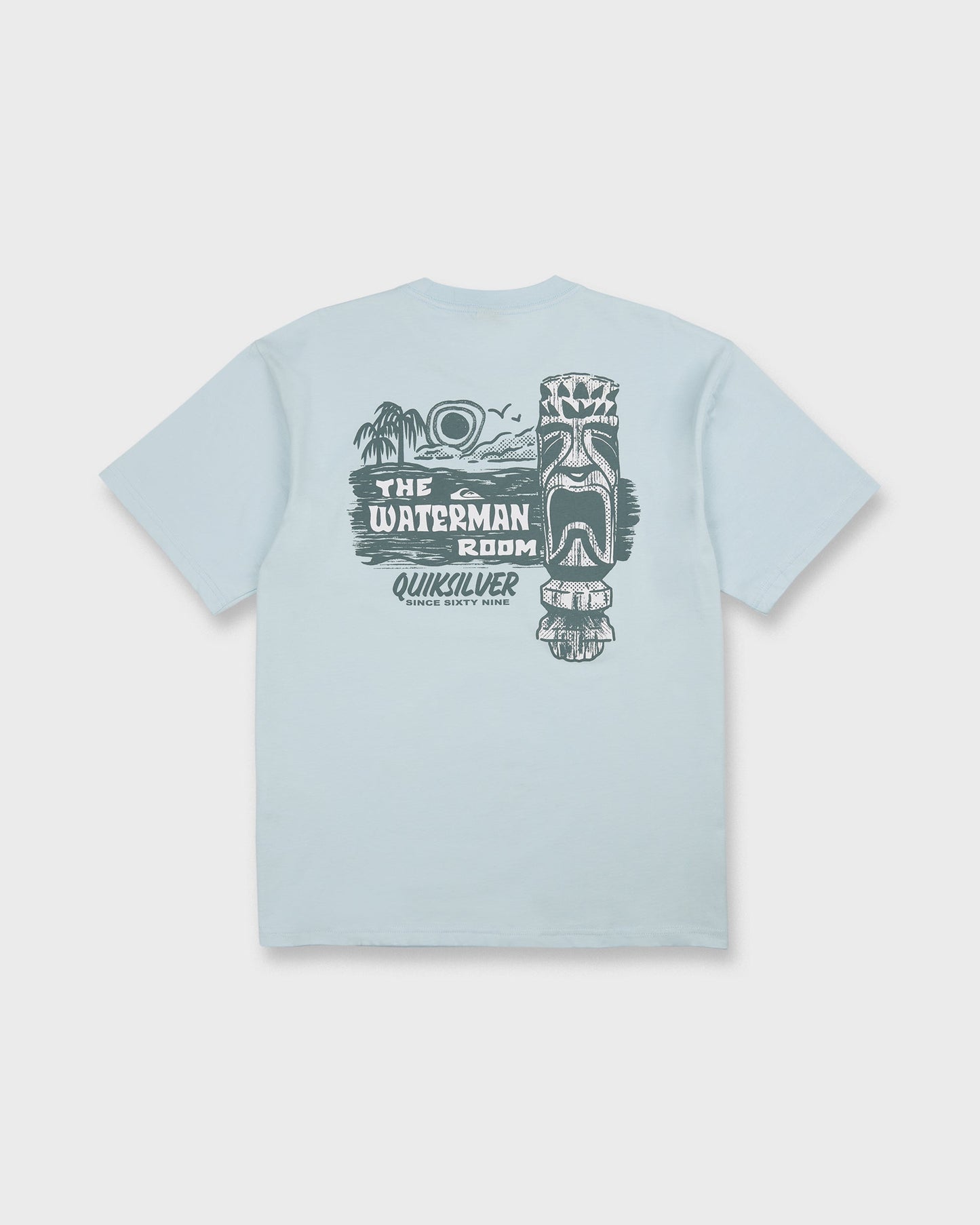 Waterman Room Classic Short Sleeve Cotton T-Shirt - Skyway