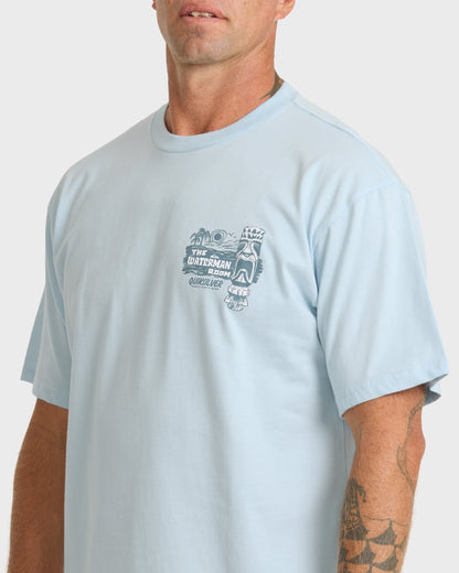 Waterman Room Classic Short Sleeve Cotton T-Shirt - Skyway