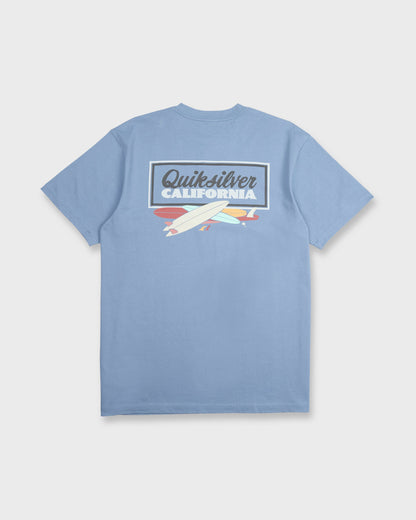 California Quiver Short Sleeve Cotton T-Shirt - Infinity
