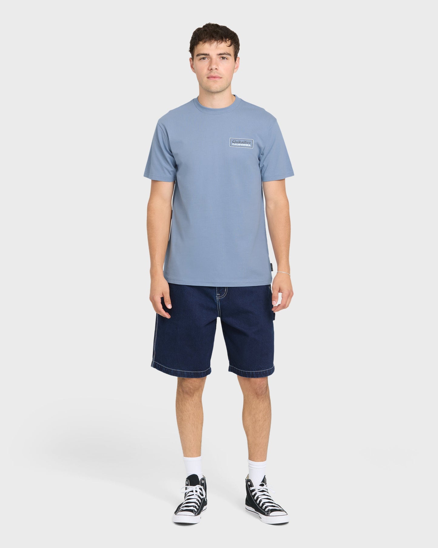 California Quiver Short Sleeve Cotton T-Shirt - Infinity