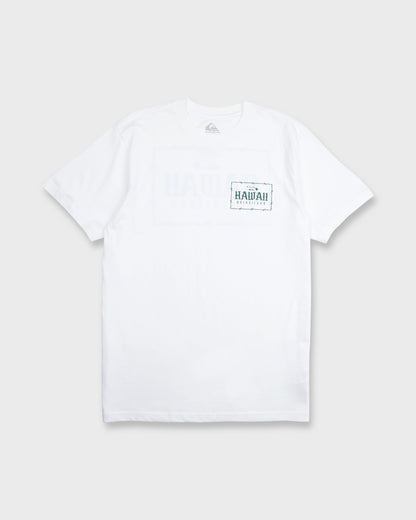 Hawaii Lock Short Sleeve Knit T-Shirt - White