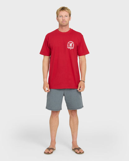 Freedom Ring Short Sleeve Cotton T-Shirt - Salsa