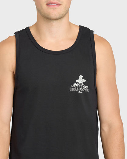 Unkle Dink Repair Tank Top - Black