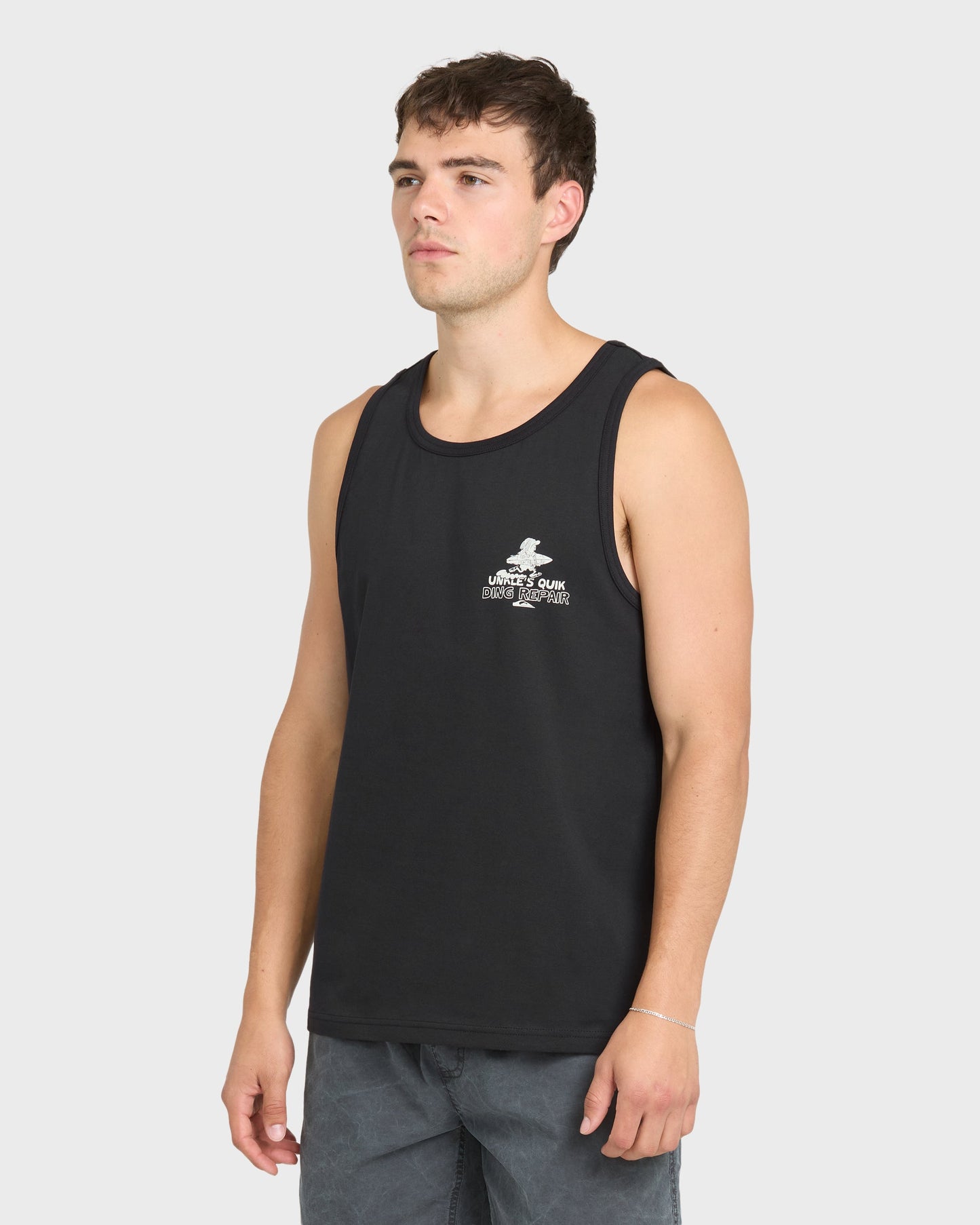 Unkle Dink Repair Tank Top - Black