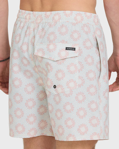 Ocean Mayhem 17" Swim Trunks - Bone White