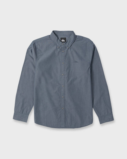 Shore Break Long Sleeve Woven Shirt - Dark Denim