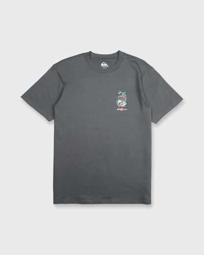 Staycation Short Sleeve Cotton T-Shirt - Iron Gate