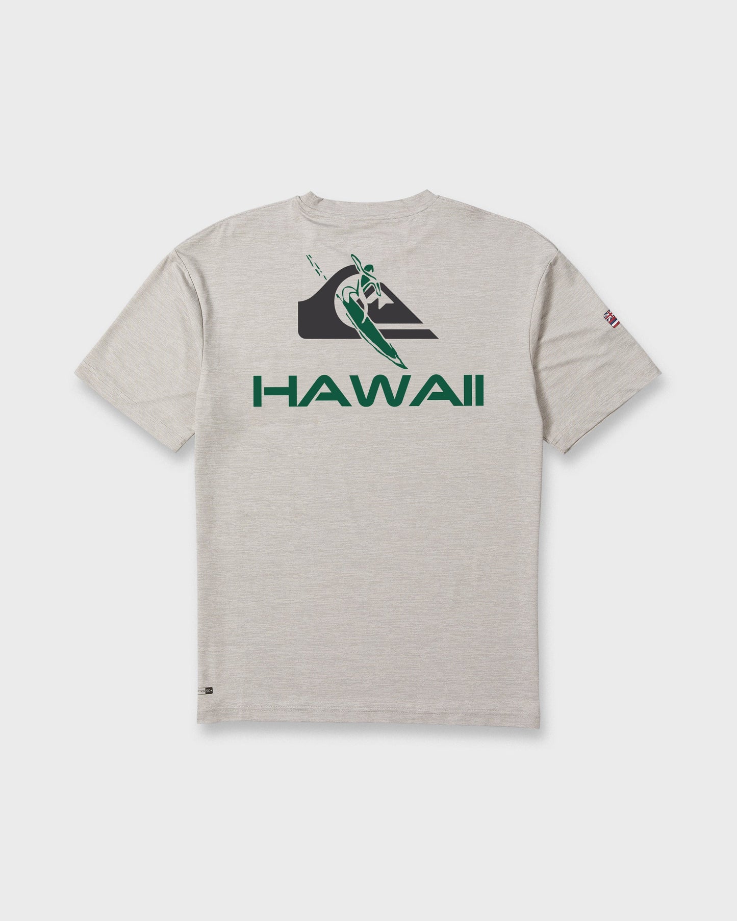 Hawaii Everyday Short Sleeve Surf Tee - Light Grey Hth