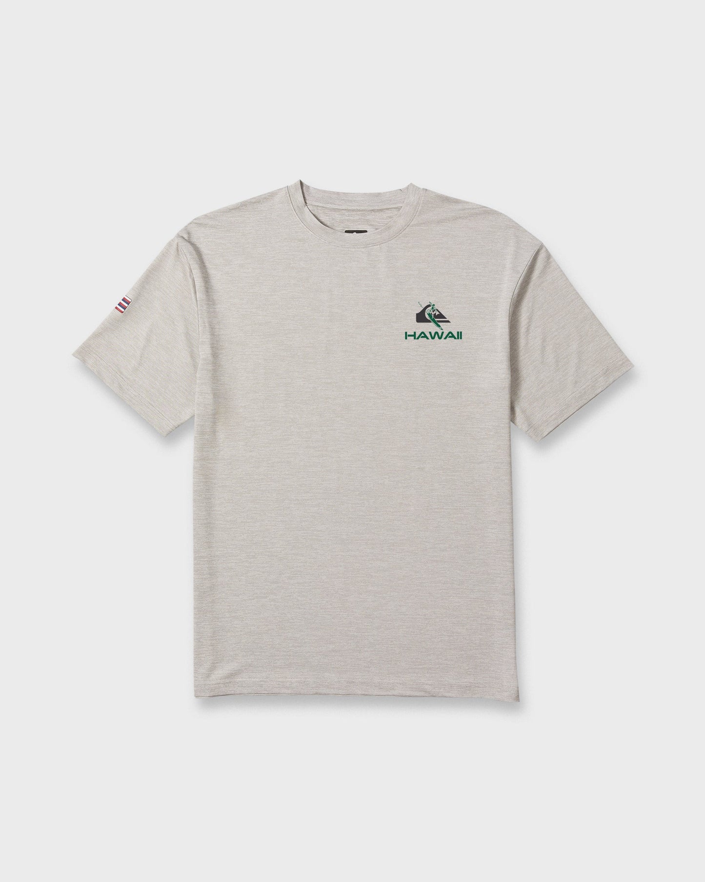 Hawaii Everyday Short Sleeve Surf Tee - Light Grey Hth