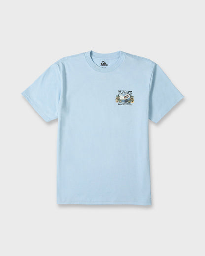 Grateful Florida Classic Short Sleeve Knit T-Shirt - Skyway Heather