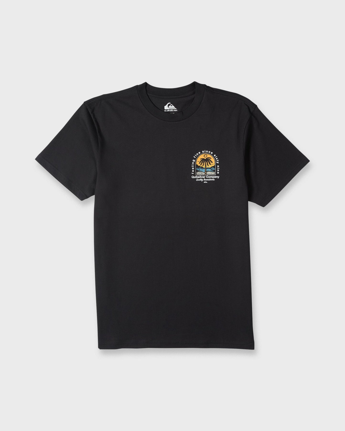 Easy Feeling Short Sleeve Knit T-Shirt - Black