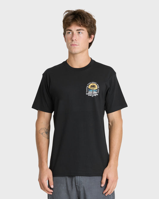 Easy Feeling Short Sleeve Knit T-Shirt - Black