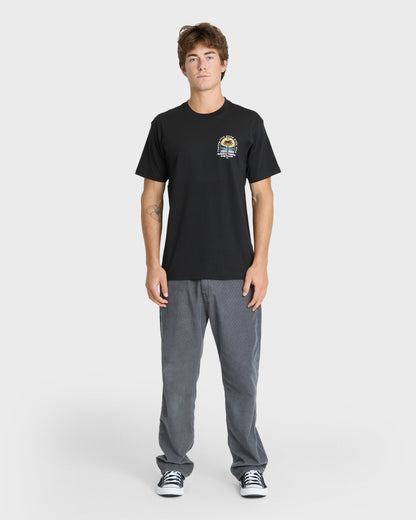 Easy Feeling Short Sleeve Knit T-Shirt - Black
