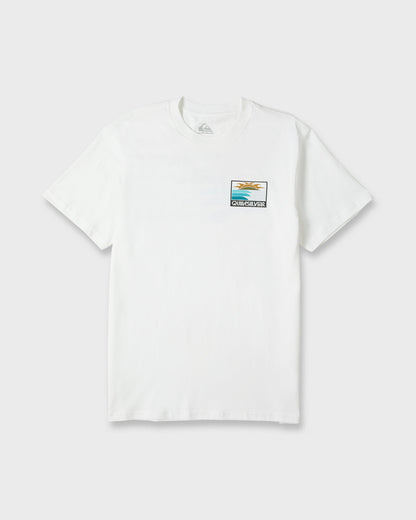 Rise Above Classic Short Sleeve Knit T-Shirt - White