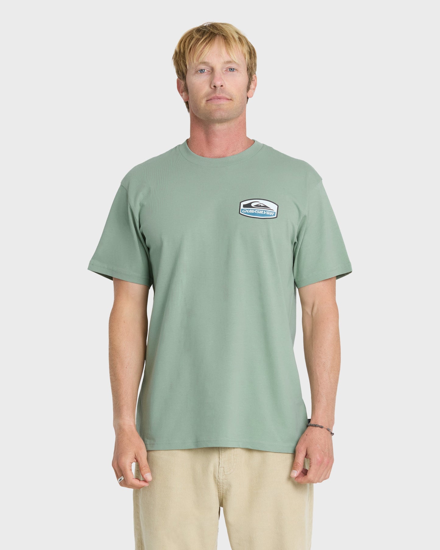 Shapers Crest Short Sleeve Cotton T-Shirt - Iceberg Green