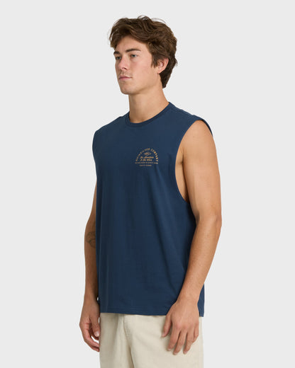 Garage Days Tank Top - Dark Denim