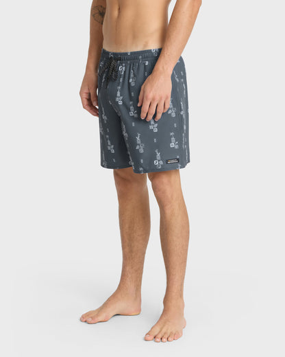 Waterman Mix Pack 17" Swim Trunks - Dark Slate