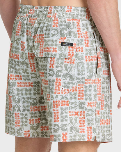 Waterman Mix Pack 17" Swim Trunks - Moonbeam