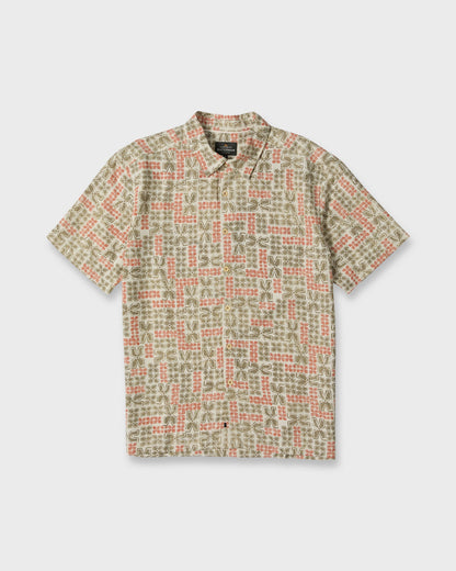 Waterman Boca Short Sleeve Woven Shirt - Moonbeam