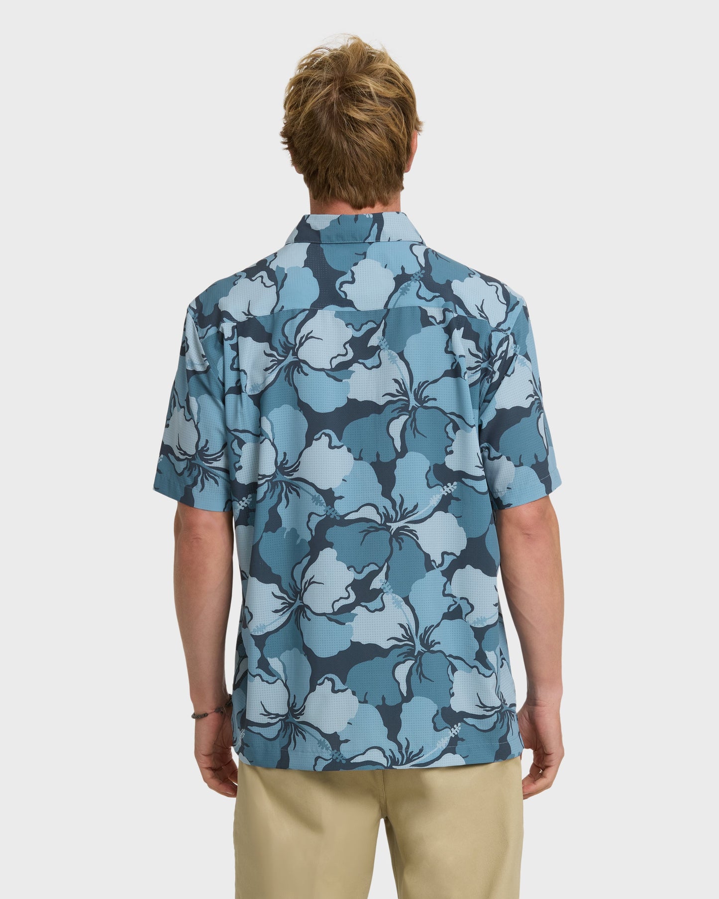 Waterman Mix Performance Pack Short Sleeve Woven Shirt - Blue Nights