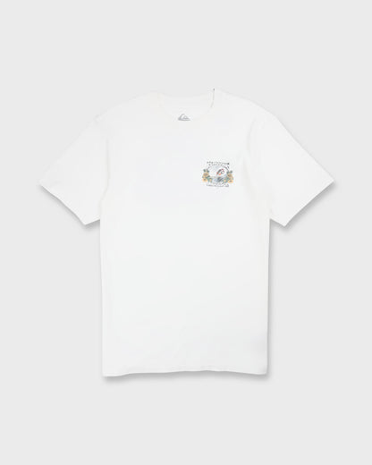 Grateful Cali Classic Short Sleeve Knit T-Shirt - White