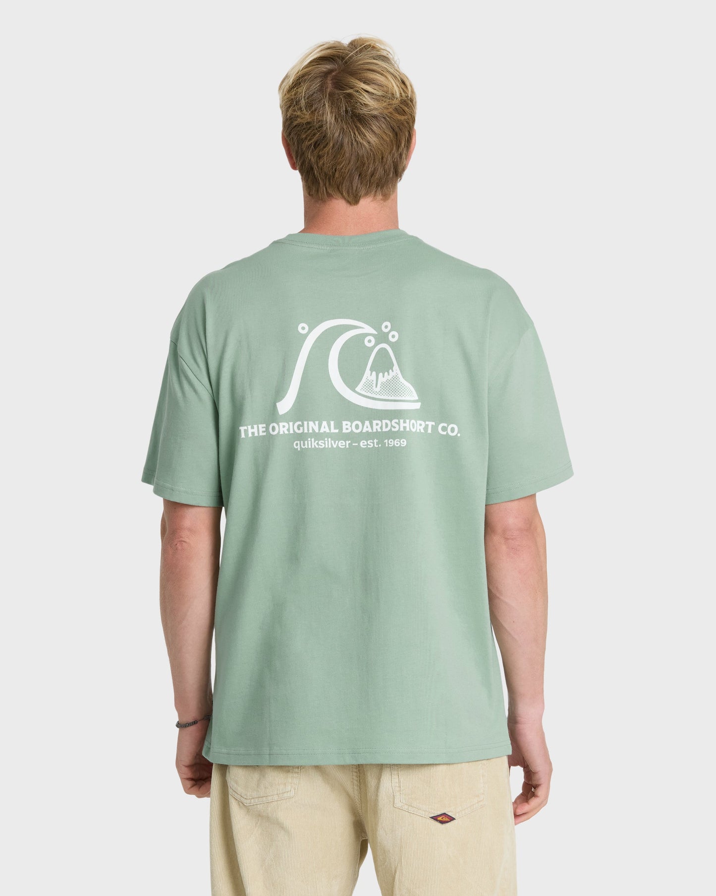 OG Surf Company ORG Short Sleeve Cotton T-Shirt - Iceberg Green