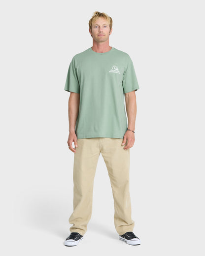 OG Surf Company ORG Short Sleeve Cotton T-Shirt - Iceberg Green