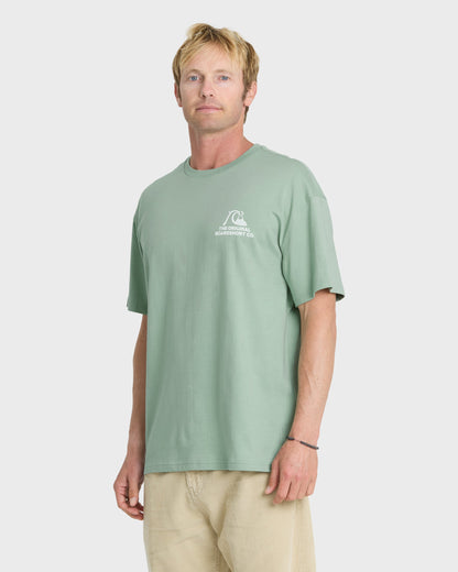 OG Surf Company ORG Short Sleeve Cotton T-Shirt - Iceberg Green