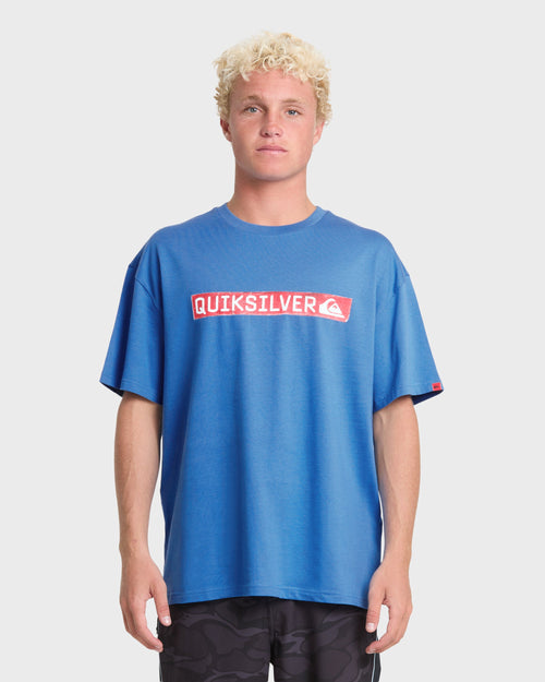 Young Guns Clicker Red Box Short Sleeve Knit T-Shirt - Palace Blue