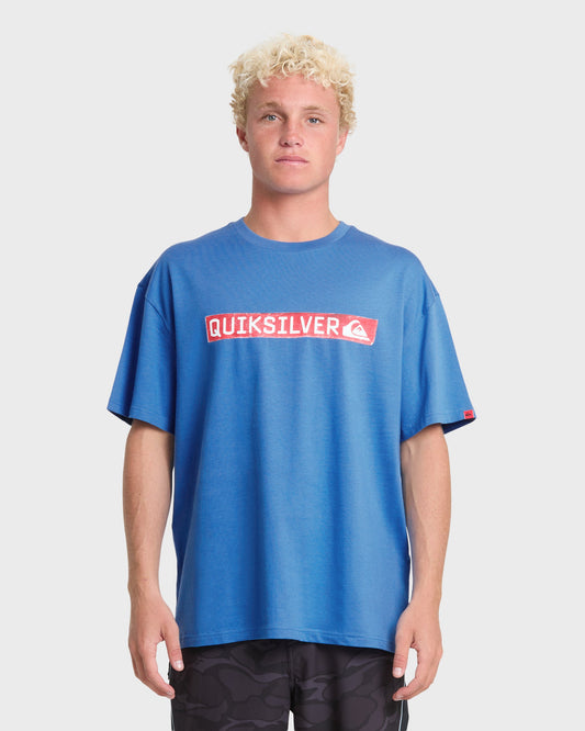 Young Guns Clicker Red Box Short Sleeve Knit T-Shirt - Palace Blue