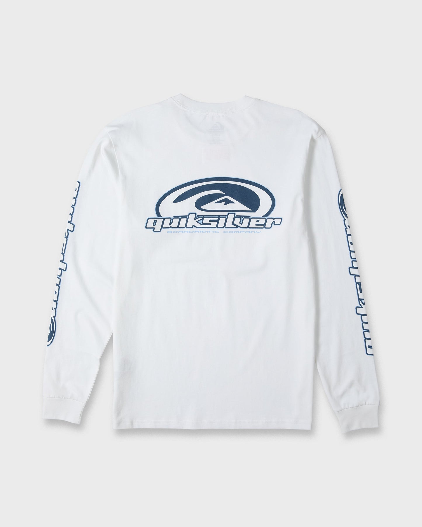 Clutch Long Sleeve Knit T-Shirt - White