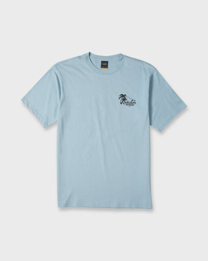 Waterman Outrigger Classic Short Sleeve Knit T-Shirt - Dusty Blue