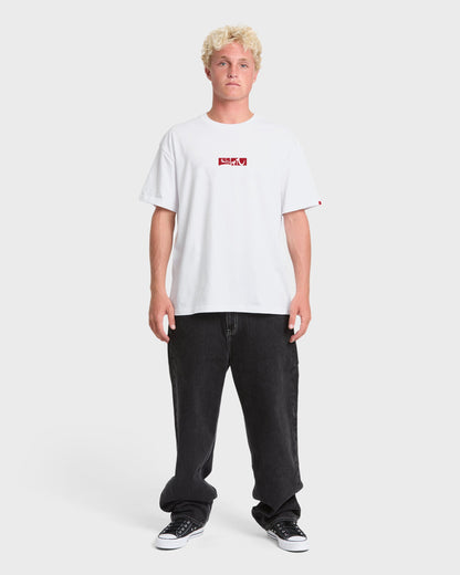 Young Guns Impaired Surf Short Sleeve T-Shirt - White