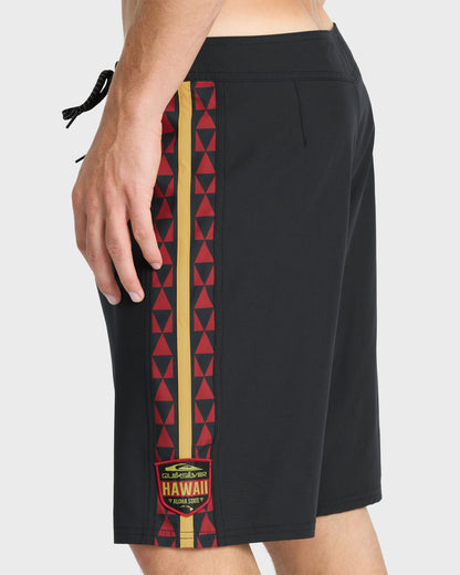 Hawaii Spearhead 20" Boardshorts - Black