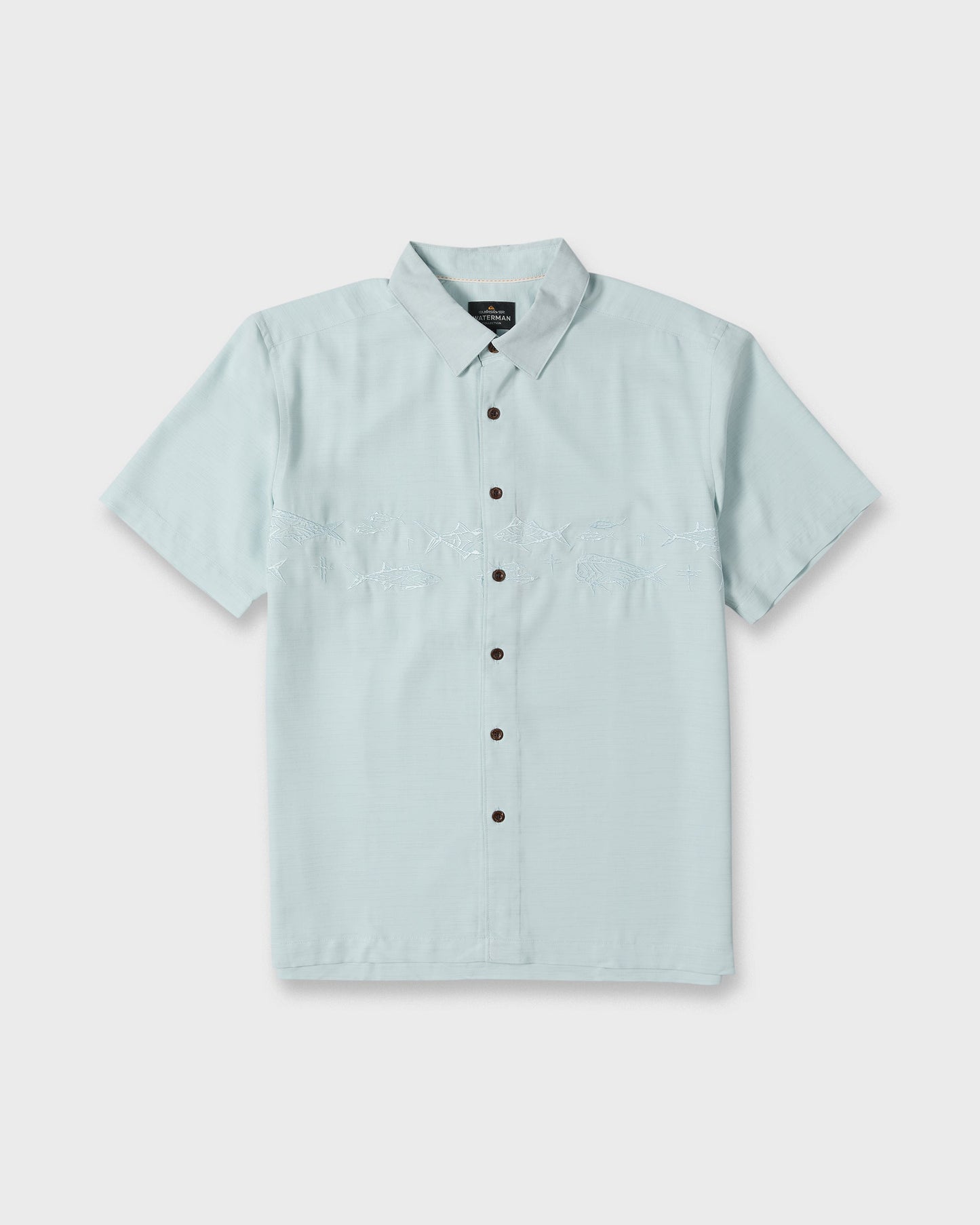 Waterman Offshore Short Sleeve Woven Shirt - Baby Blue
